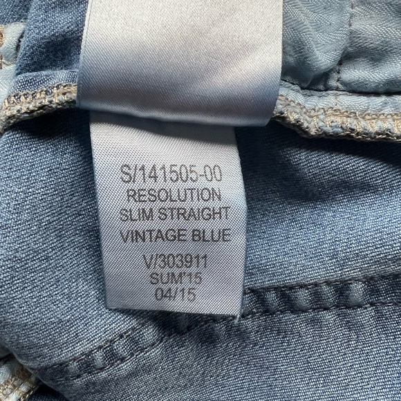 GAP Resolution slim straight vintage blue size 27 - Picture 9 of 14